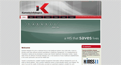 Desktop Screenshot of kamedainfologics.com